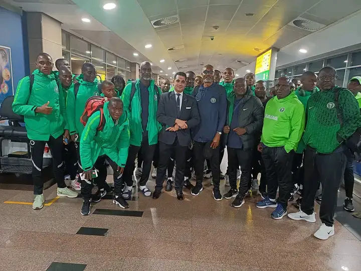 2023 U 17 AFCON Golden Eaglets Land In Constantine