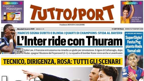 Tuttosport: &Quot;Juventus Makes Bold Moves While Inter Celebrates With Thuram’s Triumph!&Quot;