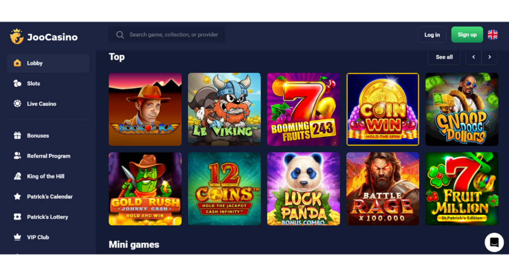 Joocasino Juegos