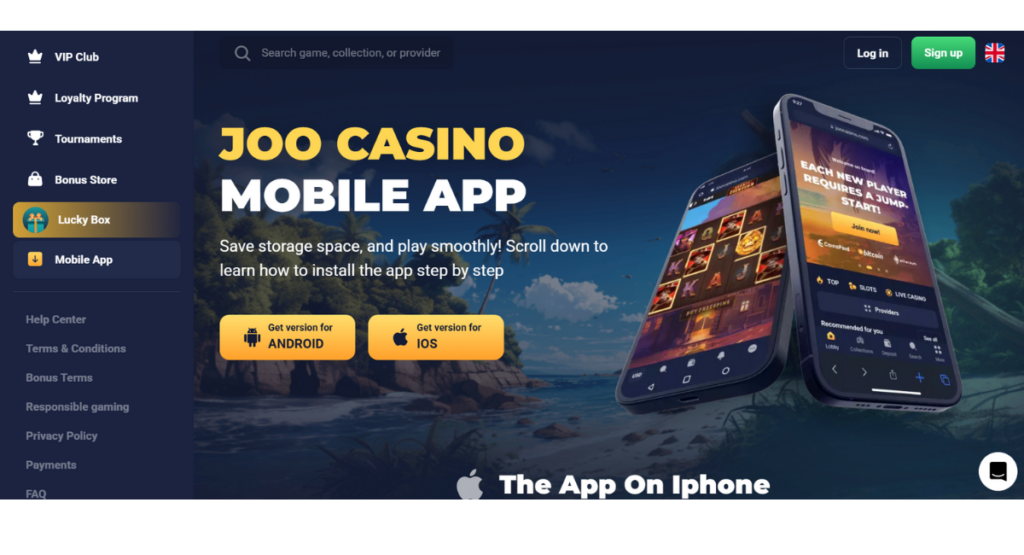 Joocasino App