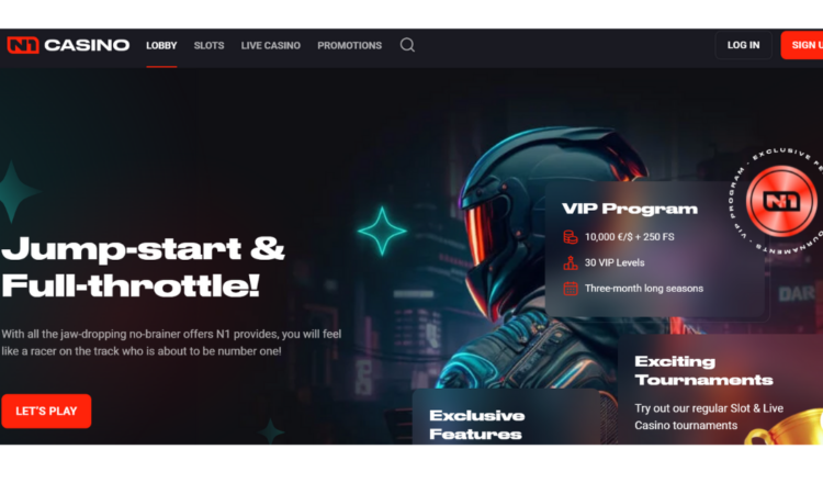 N1Casino Homepage