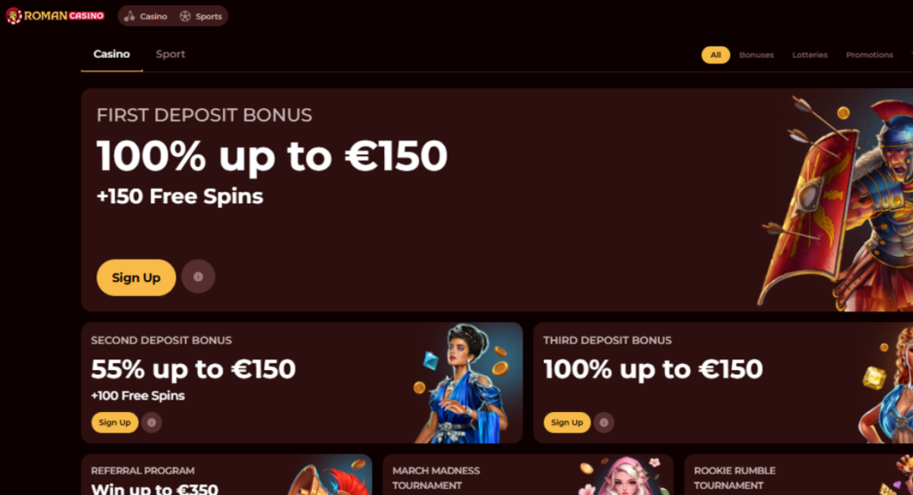 Romancasino Promotions