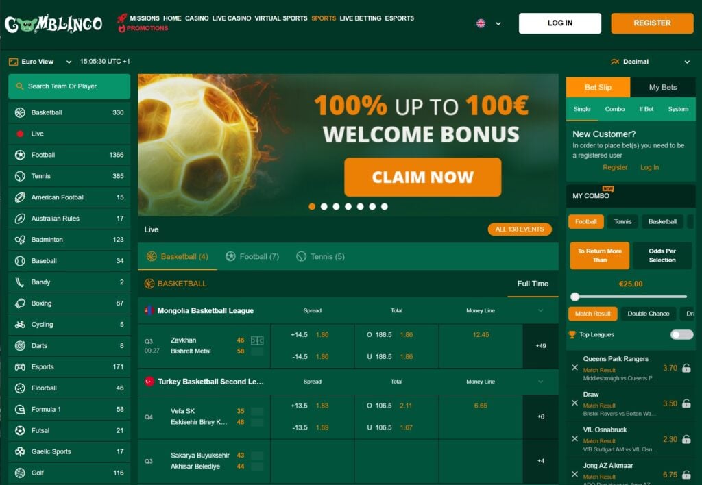 Gomblingo Sport Betting