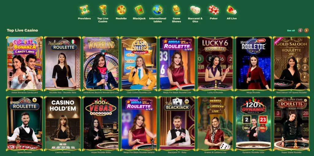 Green Luck Live Casino