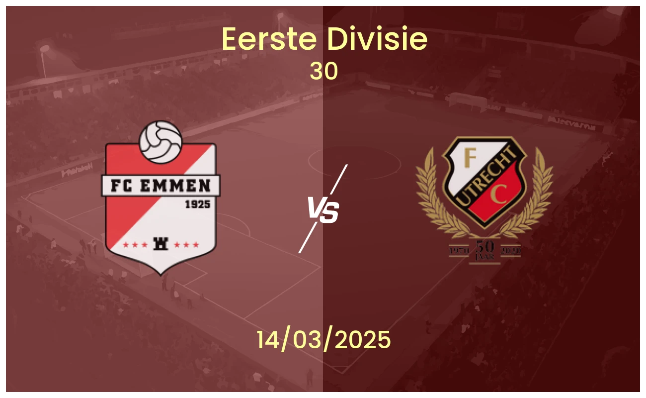 Prediction En Ie Emmen Vs Jong Utrecht 2025 03 11 091326