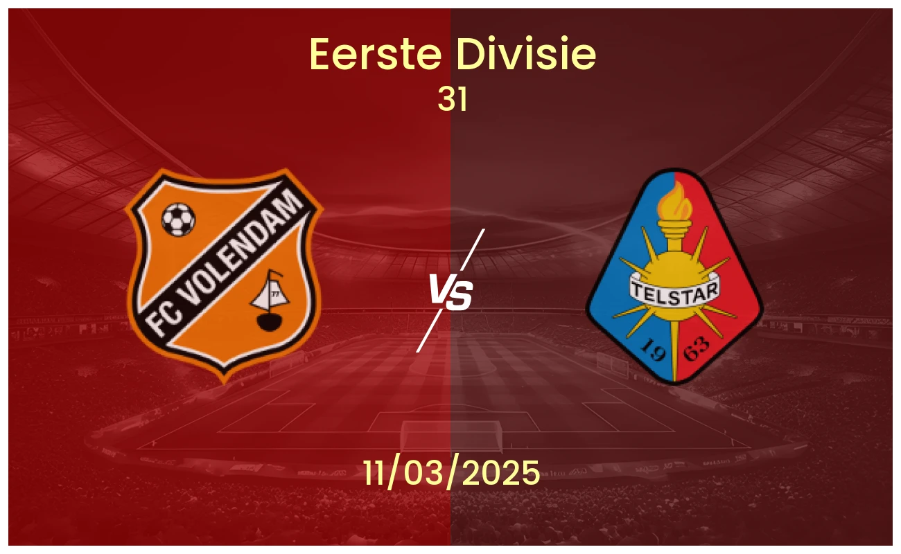 Prediction En Ie Fc Volendam Vs Telstar 2025 03 05 101223