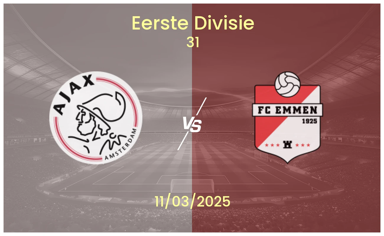 Prediction En Ie Jong Ajax Vs Emmen 2025 03 05 101253