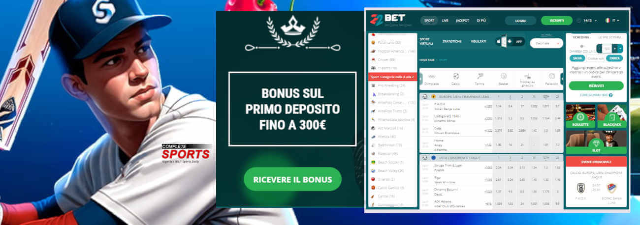 22bet bookmaker straniero