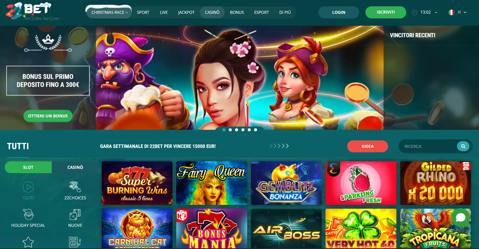 22Bet usdt casino online