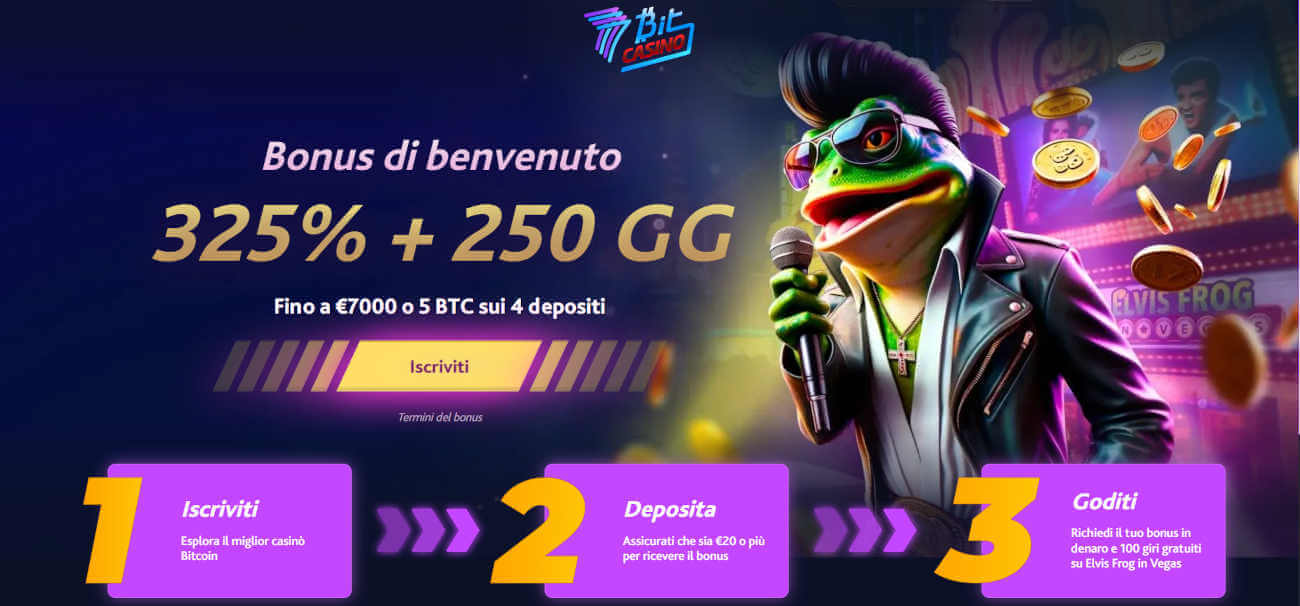 7Bit casino deposito minimo 1€