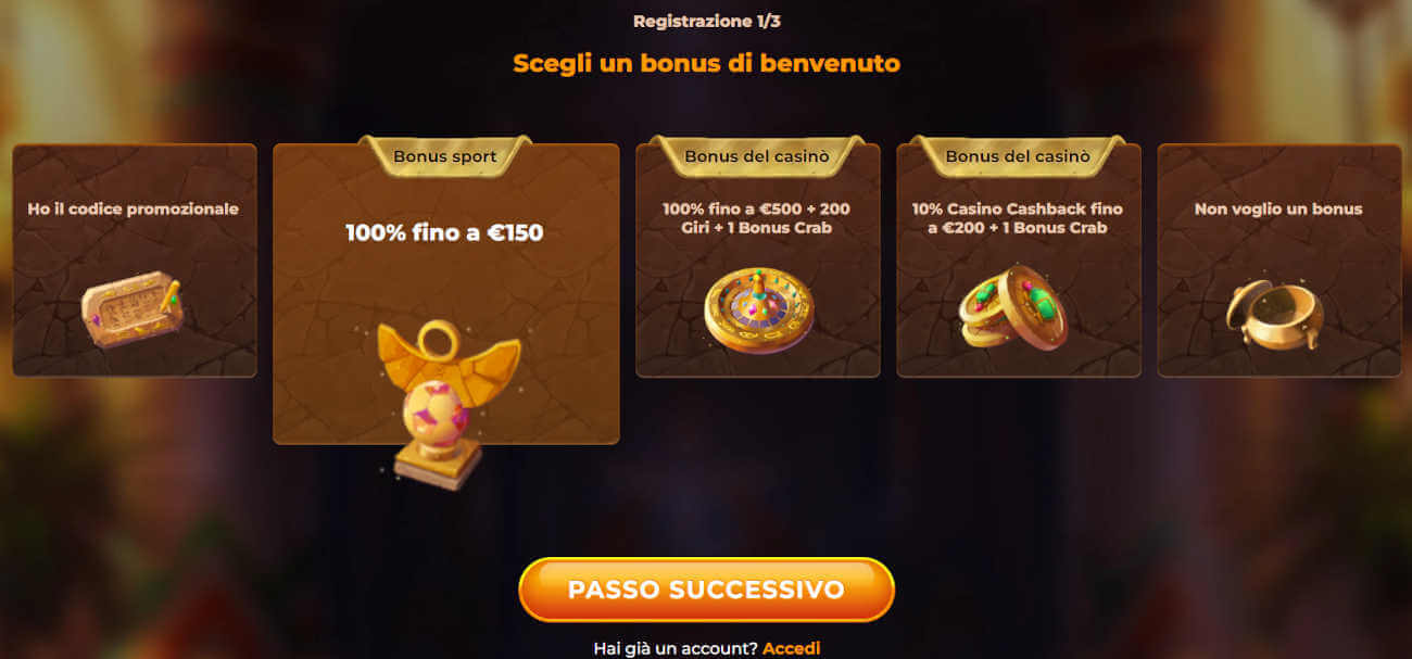 siti scommesse non AAMS bonus senza deposito Amunra