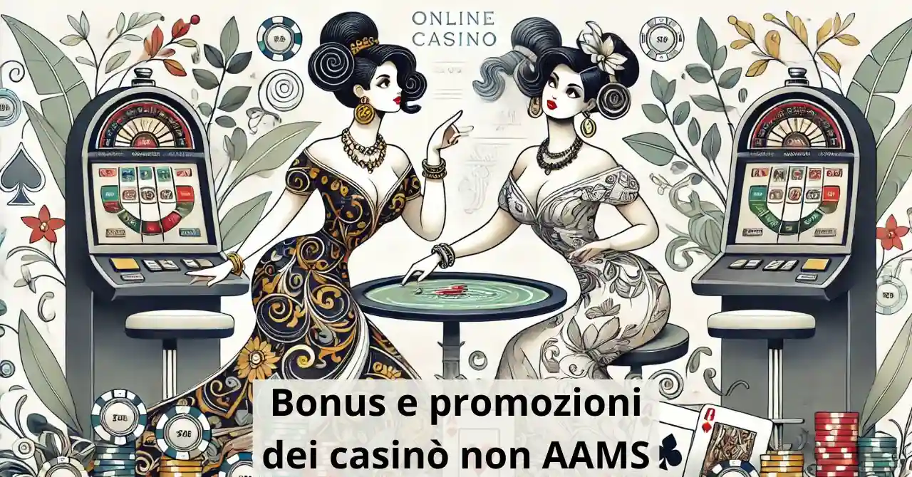 Bonus e promozioni dei casinò non AAMS