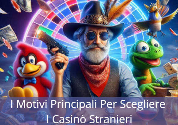 I motivi principali per scegliere i casinò stranieri