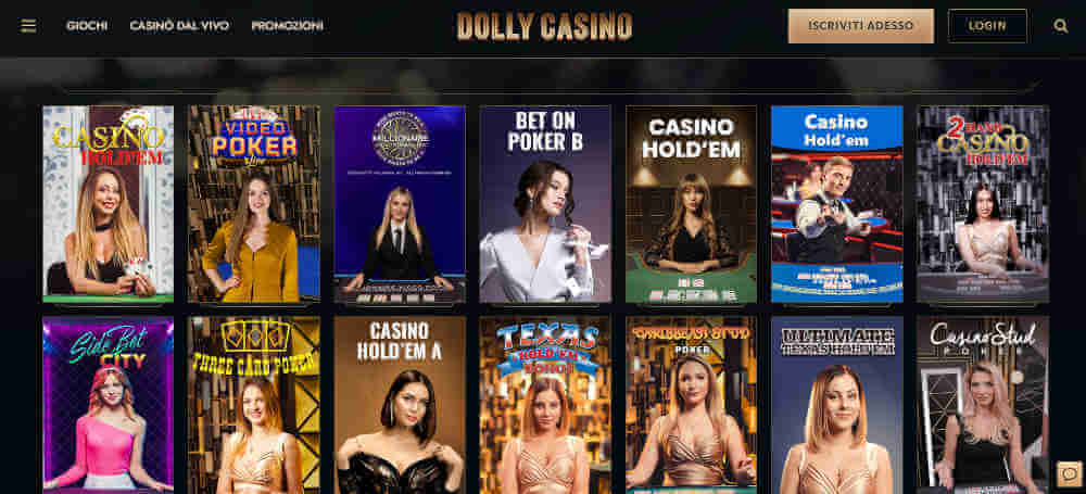 Dolly poker room online non aams