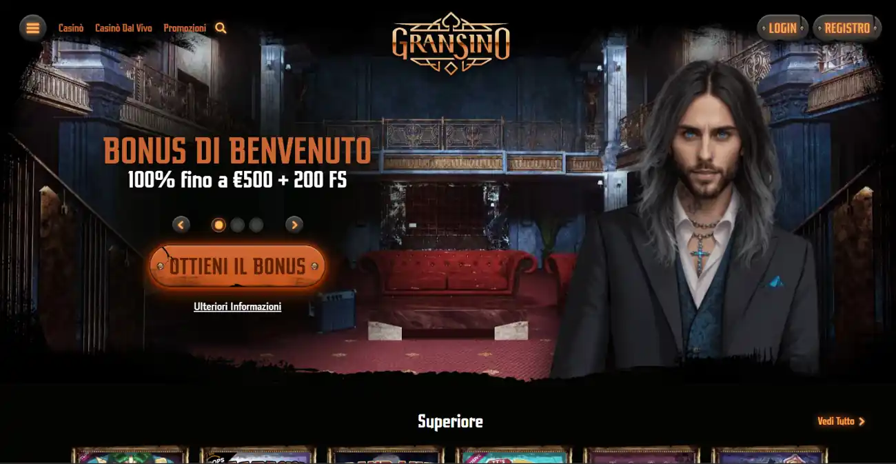 Gransino casino con algoritmo unbiased