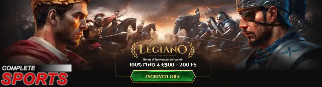 Legiano bonus casino non aams