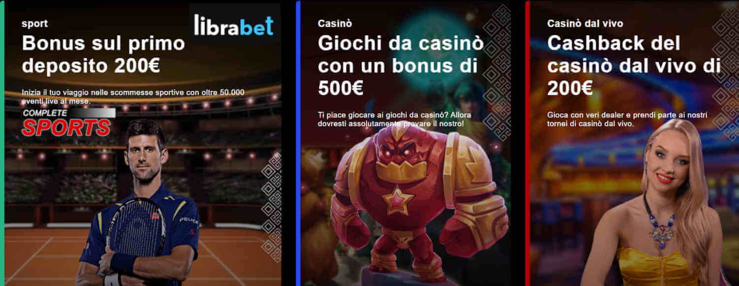 I migliori 5 esempi di Bonus Senza Deposito Immediato No Aams