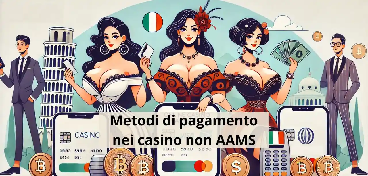 Metodi di pagamento nei casino non AAMS