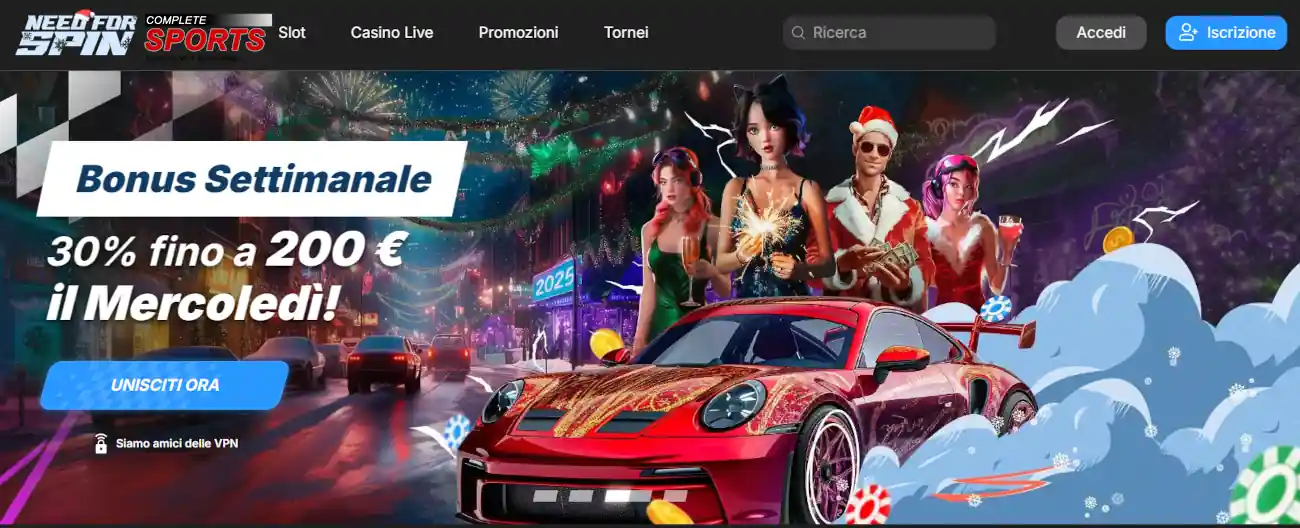 Need For Spin casino gratis senza registrazione