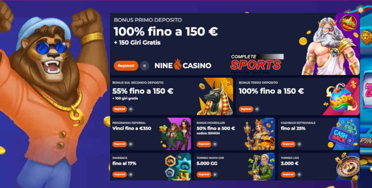 Nine casino online non AAMS