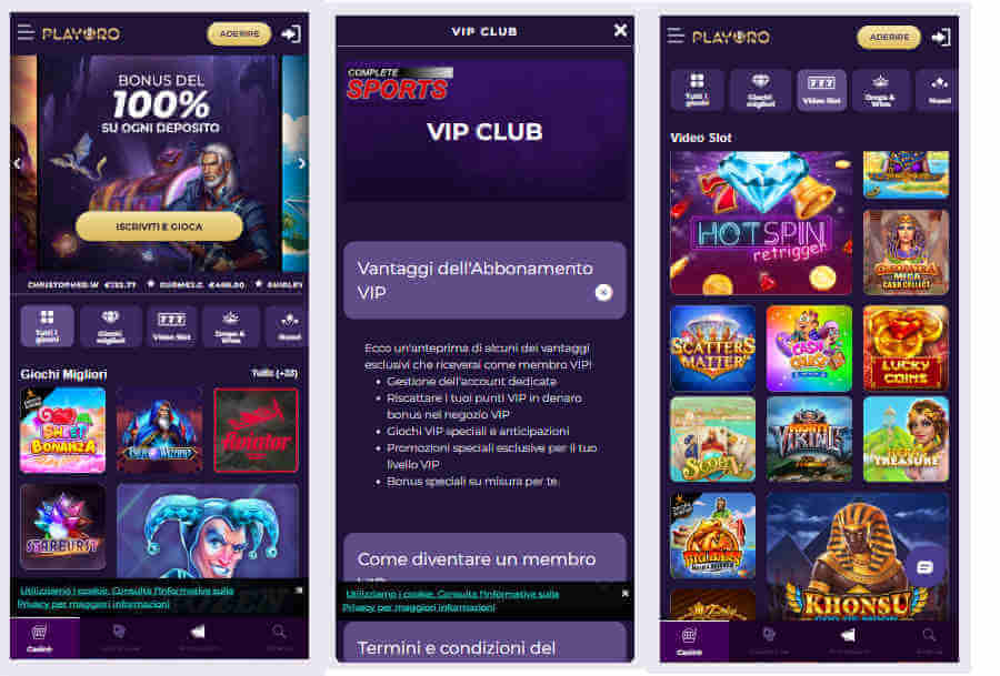 PlayOro crypto casino