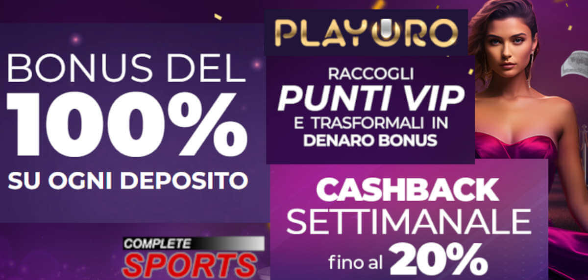 PlayOro casino non aams