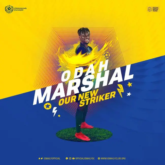 Nigeria Forward Odah Marshal Joins Egyptian Club Ismaily