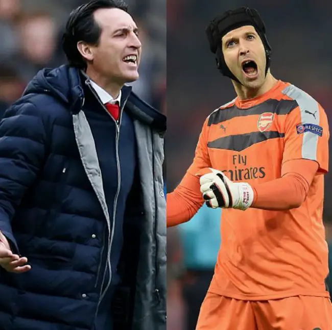 unai-emery-arsenal-petr-cech-premier-league