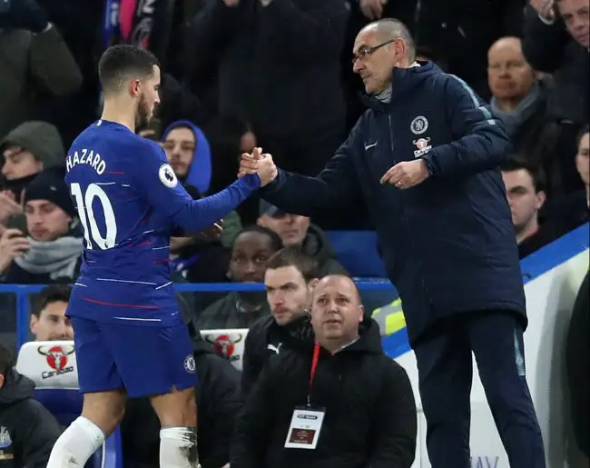 Sarri dismisses Hazard claims