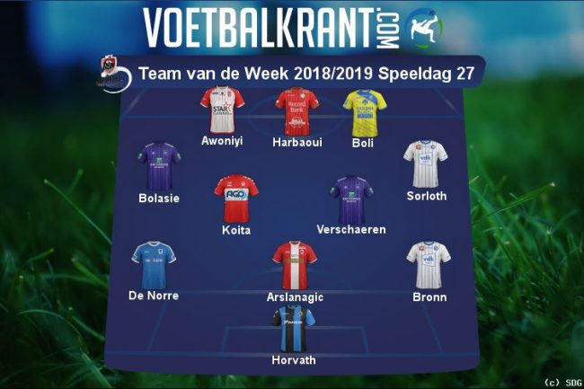 Awoniyi Makes 5th Team of Week in Belgium