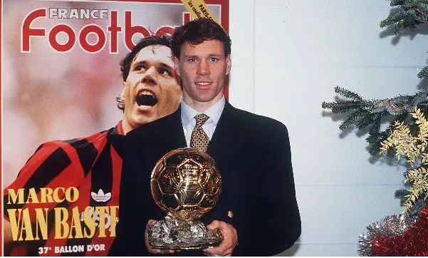 Basten with his Ballon d’Or