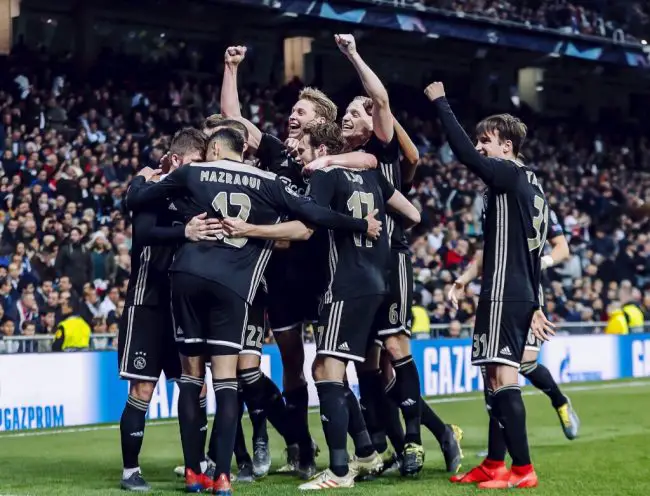 Champions League: Ajax Dump Out Real Madrid, Tottenham Advance