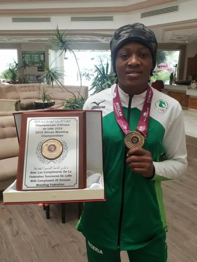 Adekuoroye Emerges Best Wrestler At African Championships