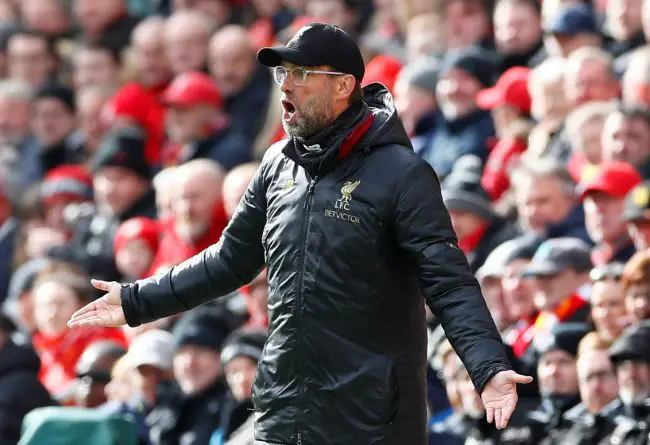 Klopp happy with Liverpool's position