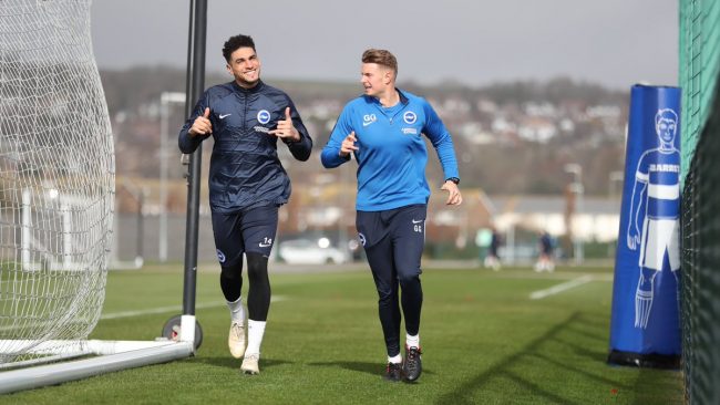 Balogun Happy To Be Back In Brighton Training