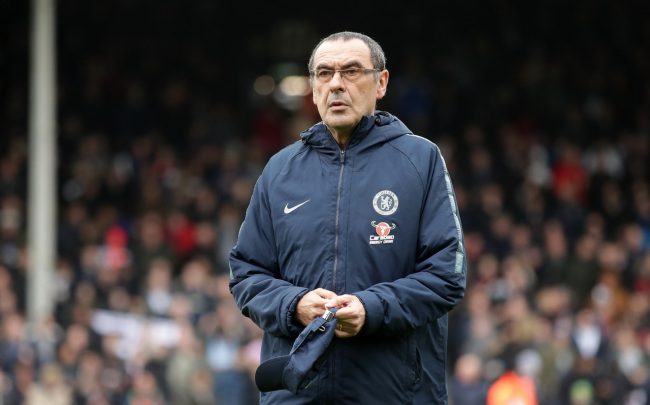 Sarri confident over Blues future