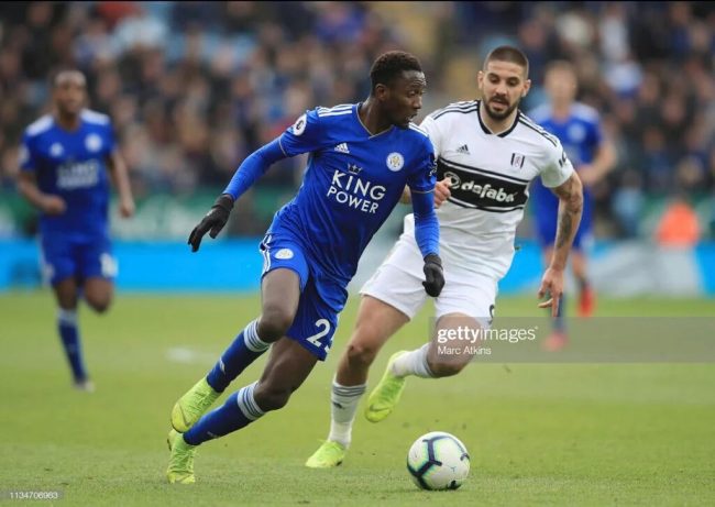 Ndidi Nominated For PFA Fans ' Player Of The Month Award