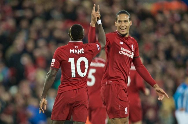 EPL: Five- Star Liverpool Thrash Huddersfield To Regain Top Spot