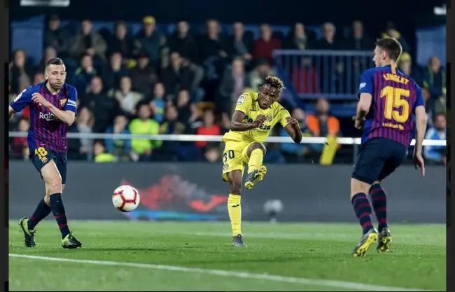 Chukwueze Targets Real Betis' Scalp After Villarreal's Home Draw Vs Barcelona