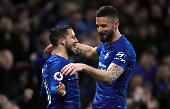 Giroud backs Hazard for POTY award