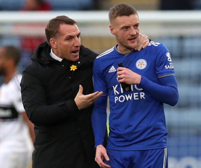 Rodgers salutes Vardy after win