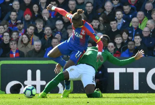 Zaha confirms racist abuse