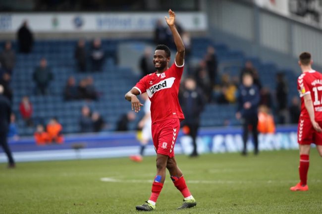 Middlesbrough Confirm Mikel's Departure After Expiration Of Short-Term Deal