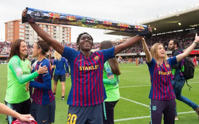 Oshoala Targets UEFA Women’s Champions League Title With Barcelona Ladies