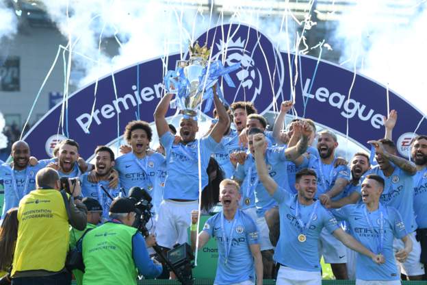 Manchester City Win Successive EPL Title; Iwobi, Ndidi Starts, Iheanacho, Success Benched; Balogun Missing