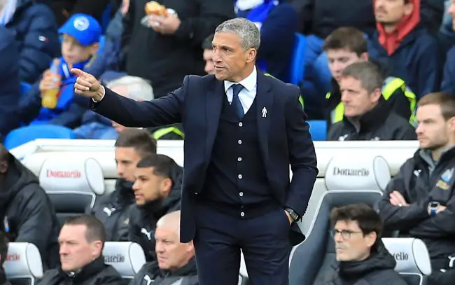 Hughton keeps focus on Brighton