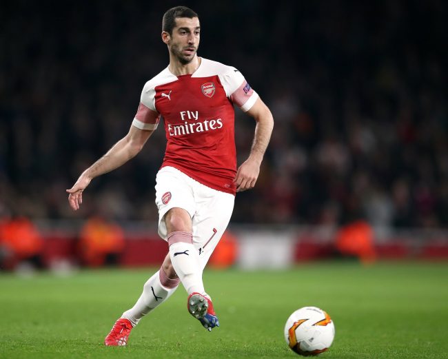 Mkhitaryan 'hurt' to miss Arsenal showpiece