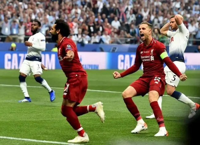 Liverpool See Off Tottenham Hotspur To Win Sixth Champions League Title