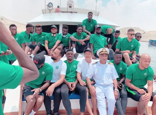 super-eagles- boat-cruise-suez-canal-ismailia-afcon-2019-africa-cup-of-nations