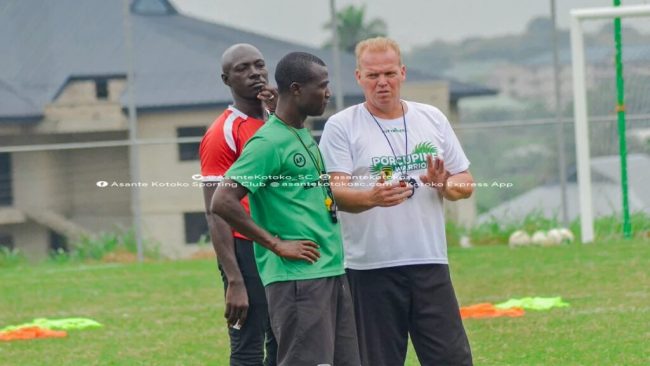 CAFCL: Kotoko Coach Zachariassen Worried About Sani Abacha Stadium AstroTurf Pitch